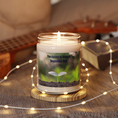 The Future Is Always Beginning Now - Scented Soy Candle, 9oz