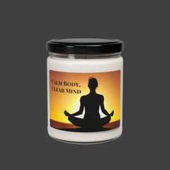 Calm Body, Clear Mind - Scented Soy Candle, 9oz