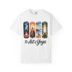 Yoga Art Unisex Garment-Dyed T-Shirt - Relaxed Fit for Mindfulness and Meditation