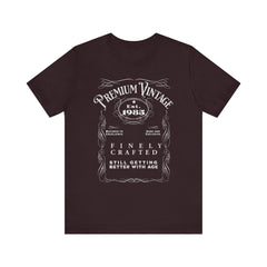 Whiskey Label Tee - 1975 Birthday Gift
