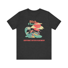 Surfer T-Shirt - Ditch Plains, Montauk, NY Design