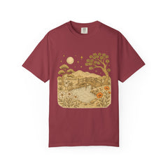 Moonlit Nature T-Shirt, Unisex Gift, Outdoor Vibe, Vintage Aesthetic Tee, Relaxed Graphic Shirt