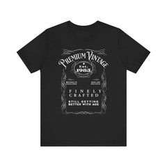 Whiskey Label Tee - 1975 Birthday Gift