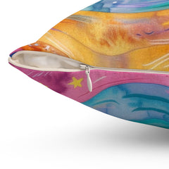 Stardust Serenity - Spun Polyester Square Pillow