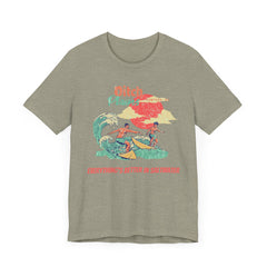 Surfer T-Shirt - Ditch Plains, Montauk, NY Design