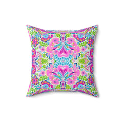 Blissful Bloom - Spun Polyester Square Pillow