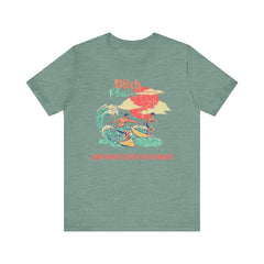 Surfer T-Shirt - Ditch Plains, Montauk, NY Design