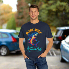 Shark Mode: Activated Unisex T-Shirt – Vibrant Fun Apparel for Ocean Lovers