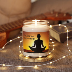 Calm Body, Clear Mind - Scented Soy Candle, 9oz