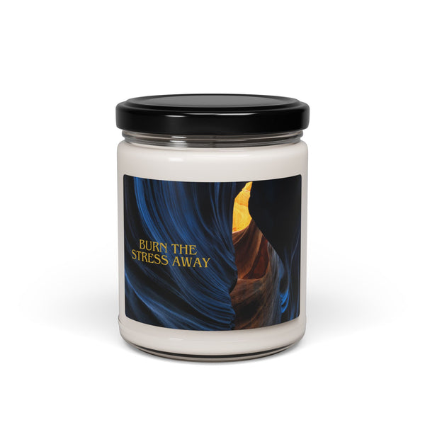 Burn The Stress Away - Scented Soy Candle, 9oz