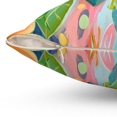 Botanic Bliss - Spun Polyester Square Pillow