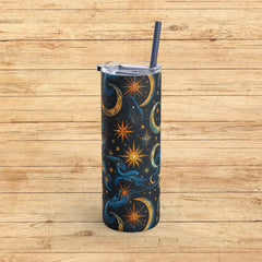 Night Sky Rhapsody - Maars Maker Skinny Matte Tumbler, 20oz
