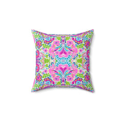 Blissful Bloom - Spun Polyester Square Pillow