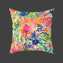 Water Color Garden - Spun Polyester Square Pillow