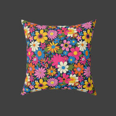 Groovy Garden - Spun Polyester Square Pillow