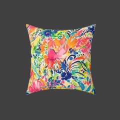 Water Color Garden - Spun Polyester Square Pillow