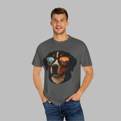 Cool Dog Adventurer T-Shirt - Unisex Garment-Dyed Tee for Pet Lovers