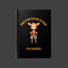 Yoga Is My Excuse To Wear Cute Leggings -Spiral Notebook - Ruled Line