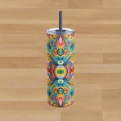 Vibrant Harmony - Maars Maker Skinny Matte Tumbler, 20oz