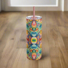 Vibrant Harmony - Maars Maker Skinny Matte Tumbler, 20oz