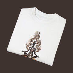 Coffee and Yoga Unisex Garment-Dyed T-shirt