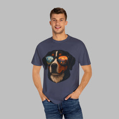 Cool Dog Adventurer T-Shirt - Unisex Garment-Dyed Tee for Pet Lovers