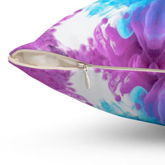 Aura Bloom - Spun Polyester Square Pillow