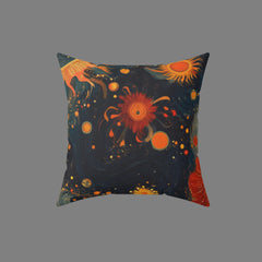 Galactic Radiance - Spun Polyester Square Pillow