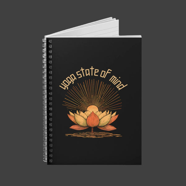 Yoga State Of Mind - Spiral Notebook - Ruled Line