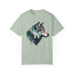 Wolf Graphic Unisex T-Shirt, Nature Lover Gift,Yoga Lover Gift, Outdoor Adventure Tee, Wilderness Apparel, Eco-Friendly Clothing, Animal Print Shirt
