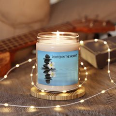 Relaxing Scented Soy Candle - Rooted in the Moment, 9oz