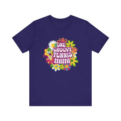 Groovy Tennis Mama T-Shirt
