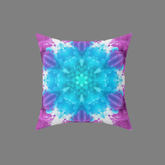 Aura Bloom - Spun Polyester Square Pillow