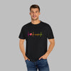I Love Yoga Unisex Garment-Dyed T-Shirt - Vibrant Yoga Pulse Design