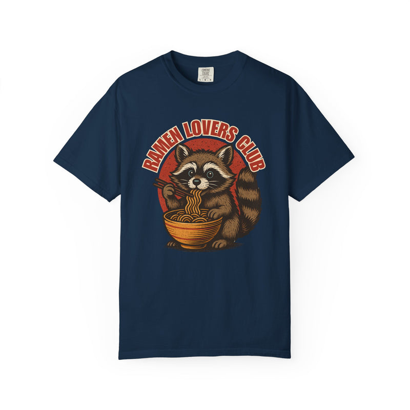 Ramen Lovers Club T-Shirt - Unisex Garment-Dyed Tee for Foodies