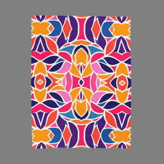 Boho Blossom - Velveteen Plush Blanket