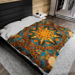 Solar Nexus - Velveteen Plush Blanket