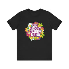 Groovy Tennis Mama T-Shirt