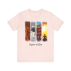Layers of Zen Unisex Jersey Tee - Mindfulness & Peaceful Vibes