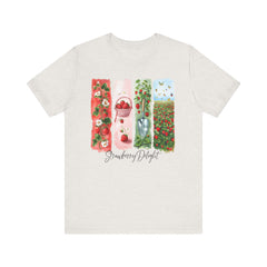 Strawberry Delight Unisex Tee - Perfect for Summer and Garden Lovers