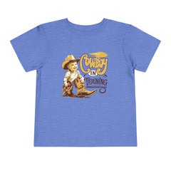 Cowboy in Training Toddler Short Sleeve Tee – Fun Kids T-Shirt for Little Cowboys