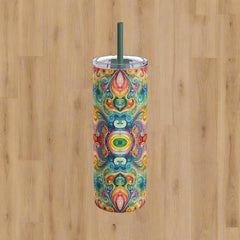 Vibrant Harmony - Maars Maker Skinny Matte Tumbler, 20oz