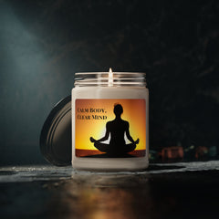 Calm Body, Clear Mind - Scented Soy Candle, 9oz
