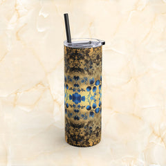 Twilight Floral Tapestry - Maars Maker Skinny Matte Tumbler, 20oz