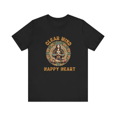 Calm Mind Happy Heart - Unisex Jersey Short Sleeve Tee
