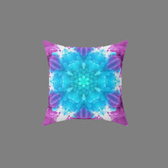 Aura Bloom - Spun Polyester Square Pillow