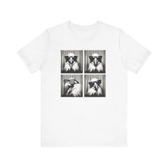 Animal Photobooth Funny Eagle T- ShirtUnisex Jersey Short Sleeve Tee-