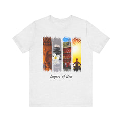 Layers of Zen Unisex Jersey Tee - Mindfulness & Peaceful Vibes