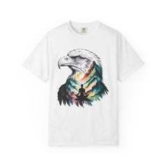 Eagle Spirit Unisex Garment-Dyed T-shirt - Nature Meditation Design
