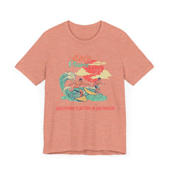 Surfer T-Shirt - Ditch Plains, Montauk, NY Design